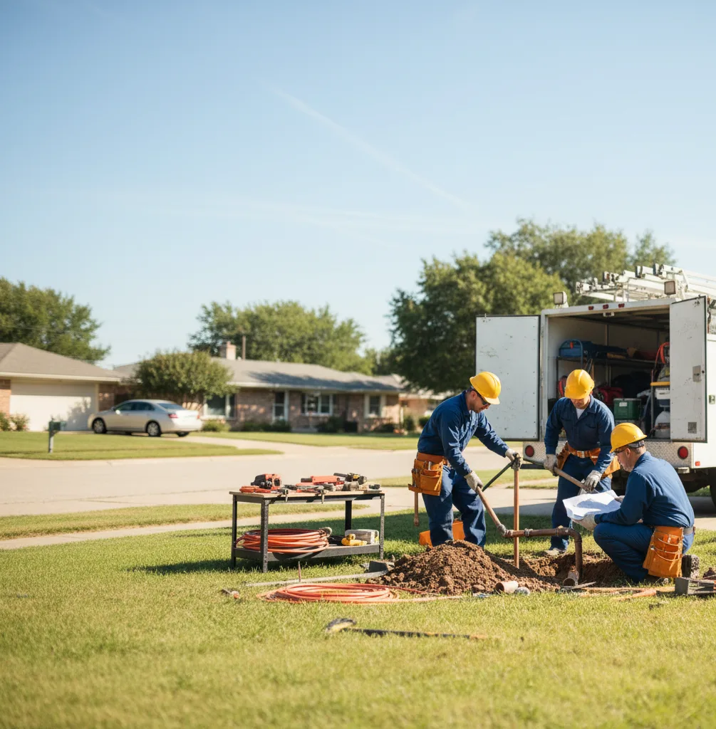 Sewer Line Repair in Hartshorne, OK